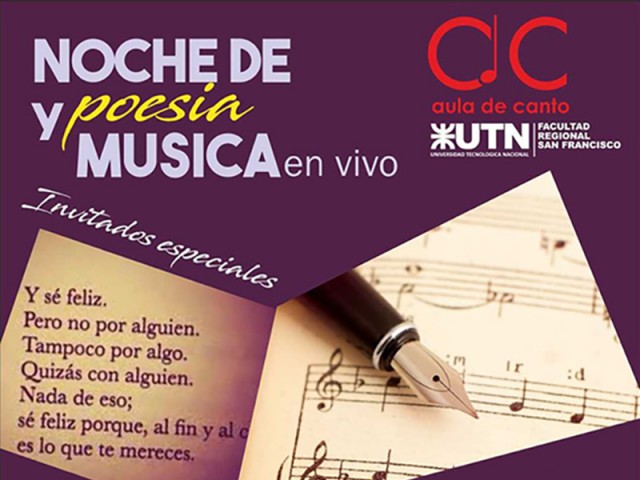 Noche de poes&iacute;a y m&uacute;sica en el Sal&oacute;n Comedor de nuestra Facultad