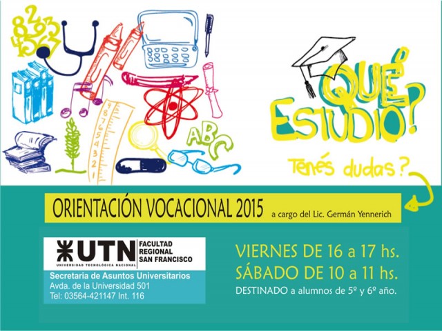 Inscriben para Taller de Orientación Vocacional