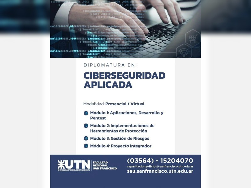 Dio inicio la Diplomatura Técnico-Profesional en Ciberseguridad Aplicada
