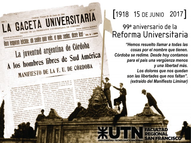 99° de la Reforma Universitaria