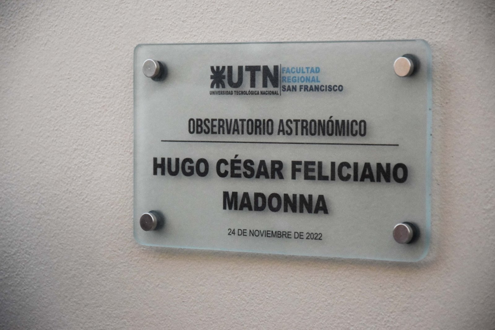 Desde noviembre de 2022 el Observatorio Astronómico lleva el nombre de su impulsor