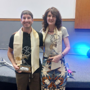 La Dra. Alfonsina Andreatta y Diego Lafarina recibieron distinciones de 