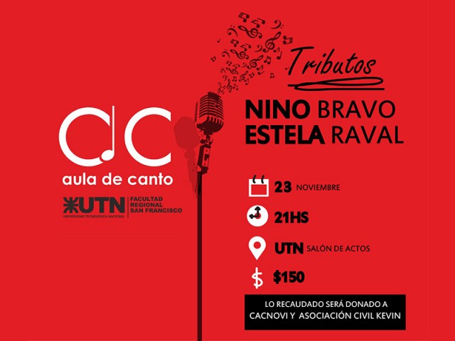 Viernes 23: Gala musical en tributo a Nino Bravo y Estela Raval