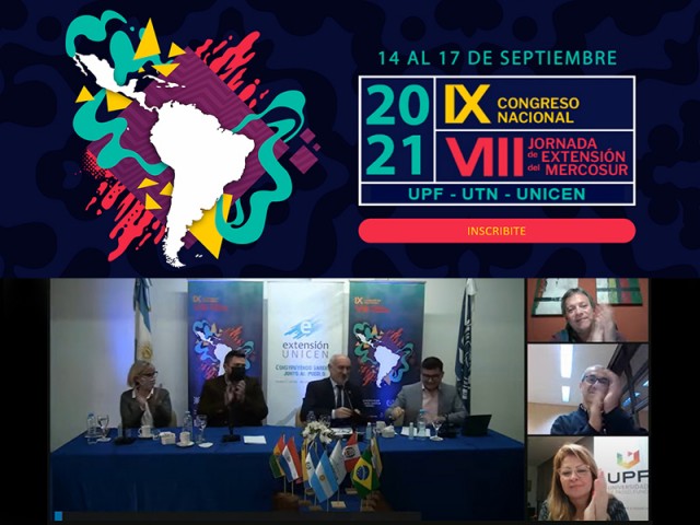 Se inauguró con éxito el IX Congreso Nacional de Extensión y las VIII Jornadas de Extensión del Mercosur