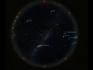 Observatorio Astronómico de la UTN: Mapa del cielo de agosto