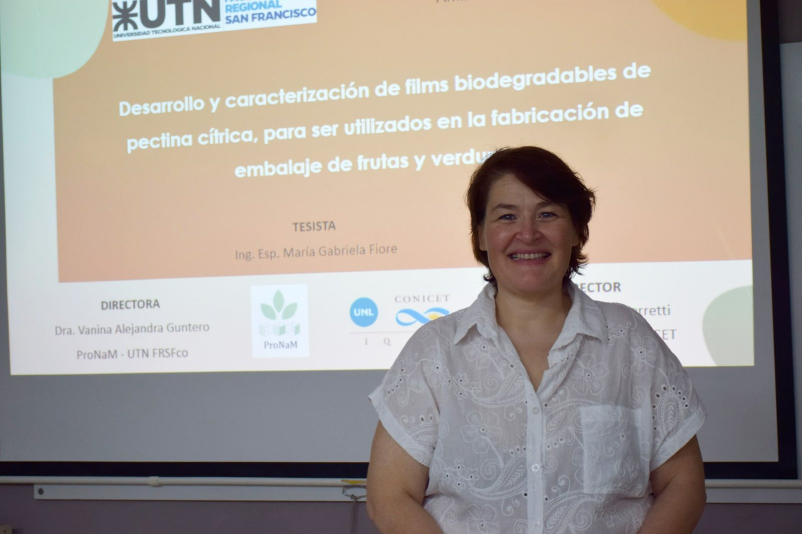 UTN San Francisco tiene a su primera magíster en Ingeniería Ambiental