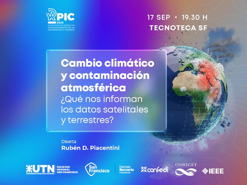 RPIC 2025: charla abierta sobre cambio climático y contaminación en la Tecnoteca