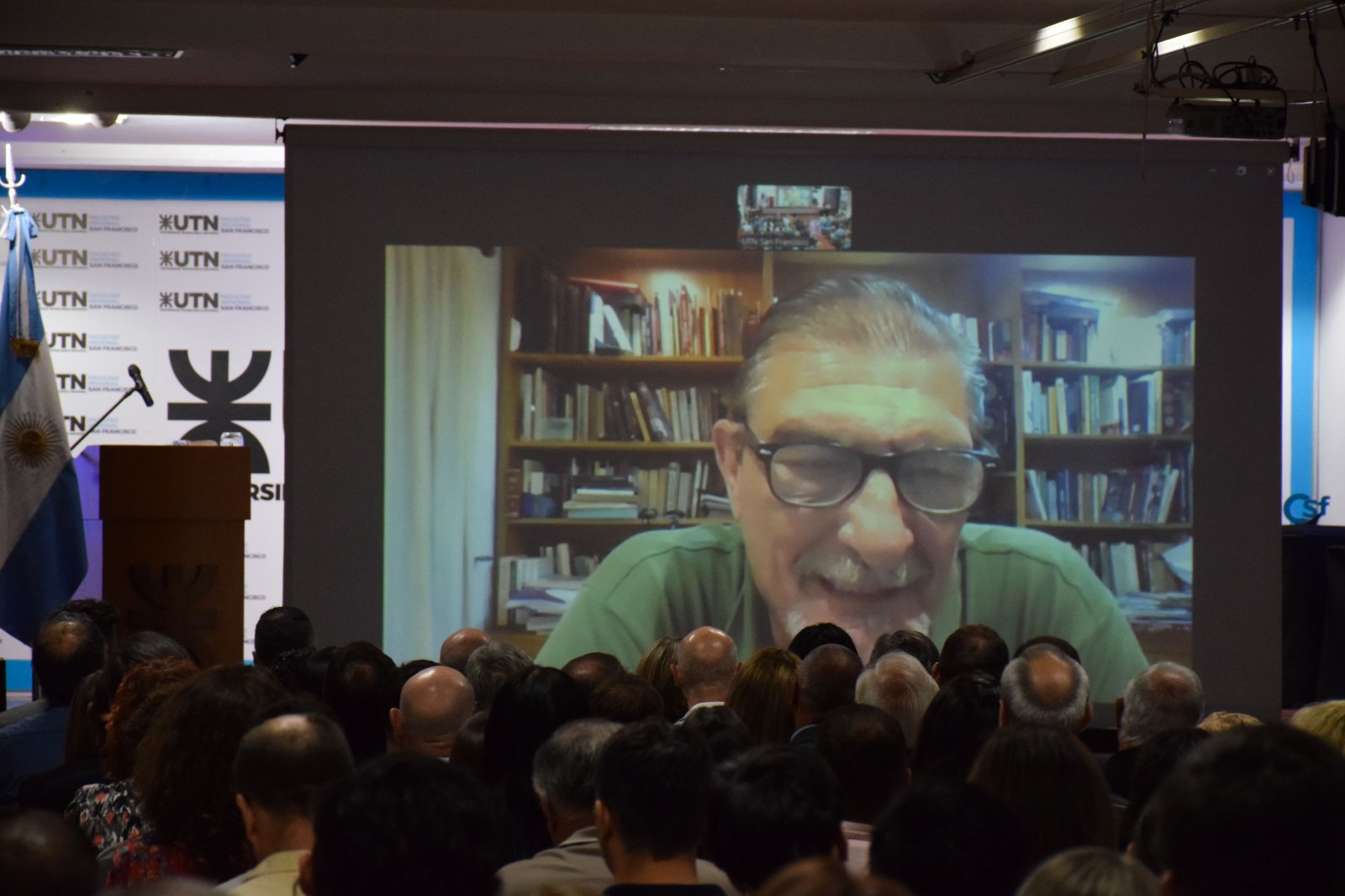 El Rector de UTN, Ing. Rubén Soro, participó del acto vía online