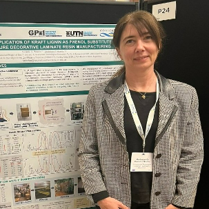 Investigadora de nuestra Facultad participó de un evento internacional especializado en aplicaciones de lignina