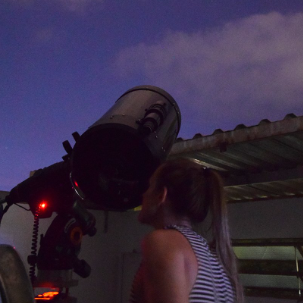 La Luna y Saturno podrán verse este mes desde nuestro Observatorio